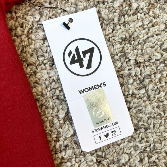 47 Womens Detroit Red Wings T-Shirt Size XL NHL Hockey Fan Tee Michigan Classic - Picture 5 of 7